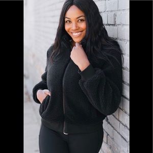 Zyia Black Teddy Jacket